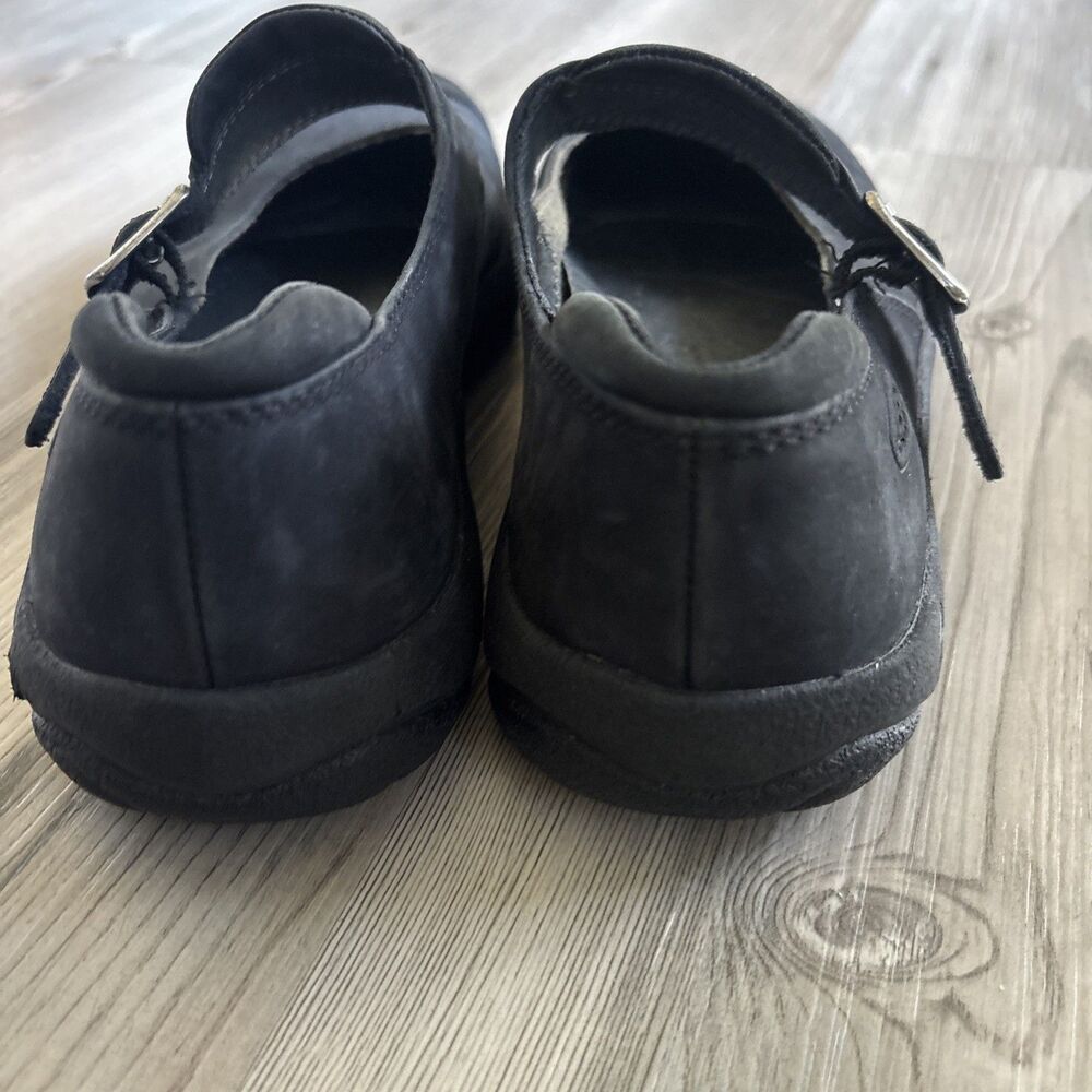 KEEN Mary Jane Black Suede Leather Utility Flats Shoes Comfort Women's Size 7.5 - Picture 5 of 9